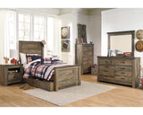 Cama individual Trinell con 1 cajón grande de almacenamiento