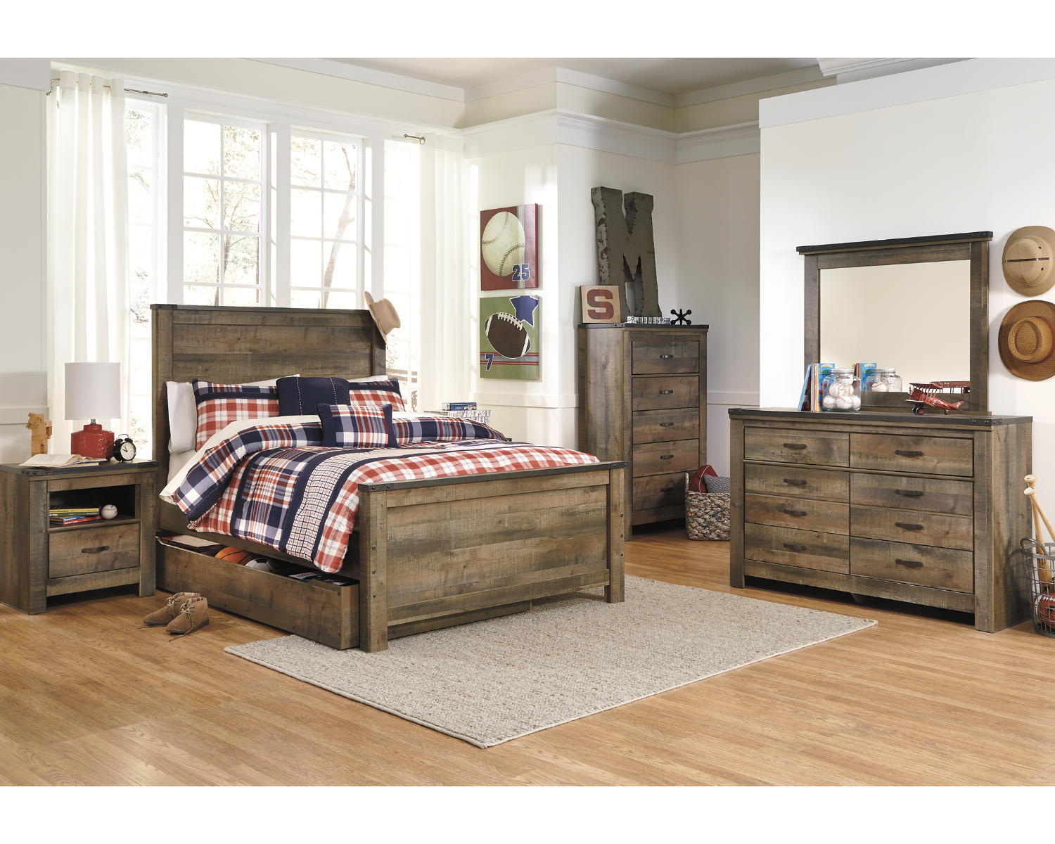 Trinell Dresser and Mirror