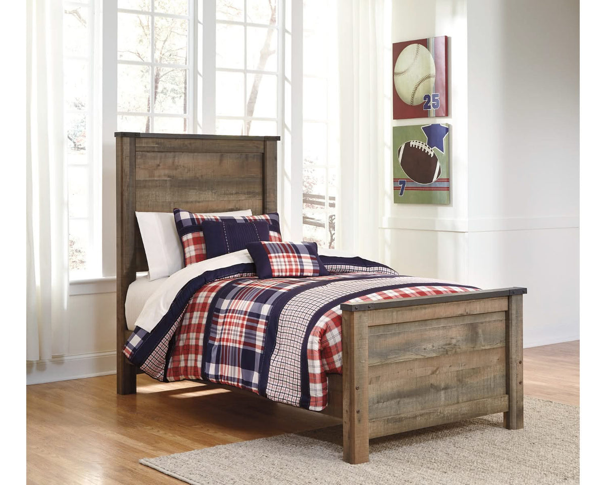 Cama individual con paneles Trinell