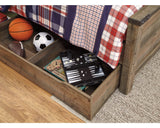 Trinell Full Panel Bed with 1 Large Storage Drawer