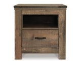 Trinell Queen Panel Headboard, Dresser, Mirror, Chest and Nightstand
