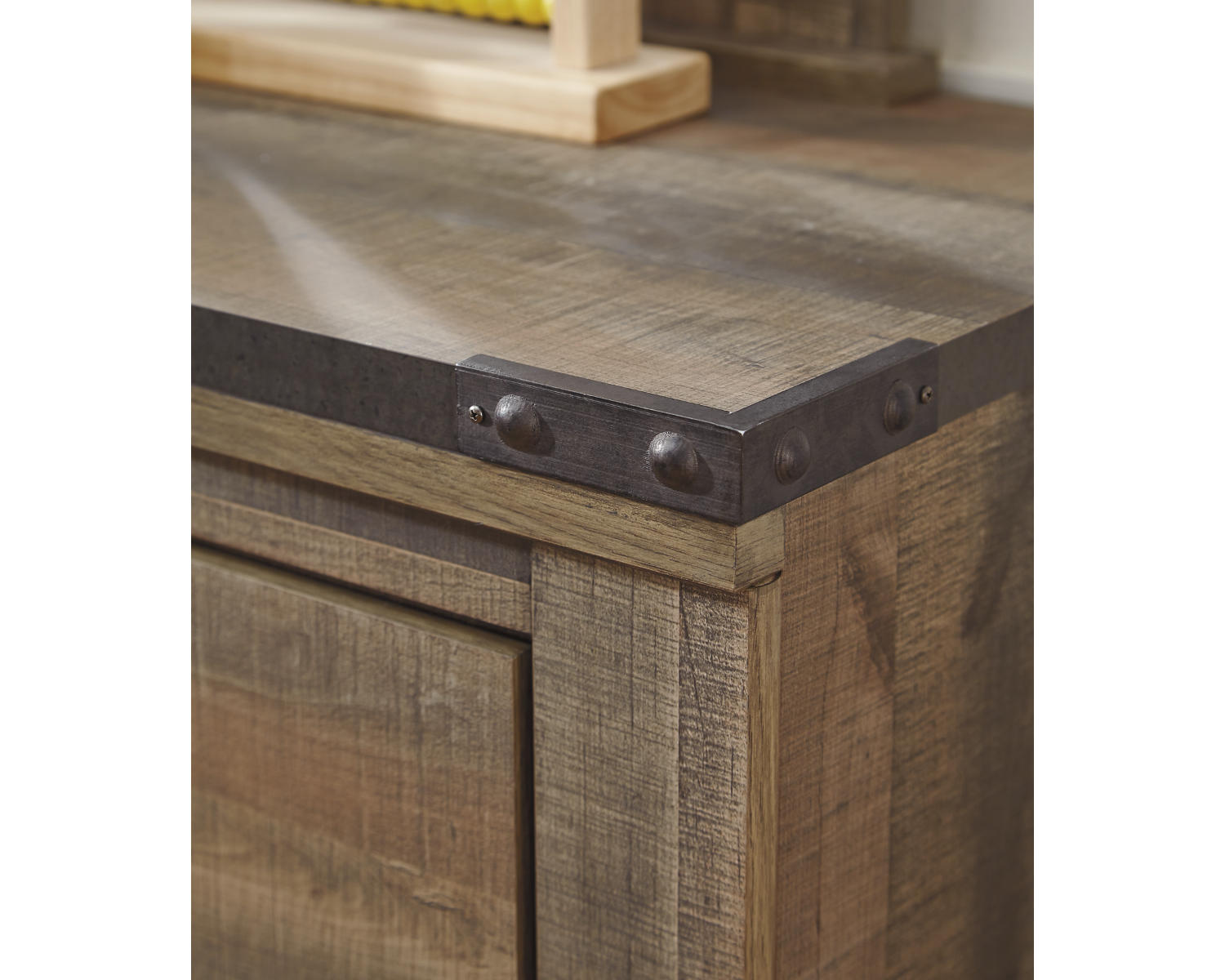 Trinell Dresser with Electric Fireplace