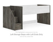 Frandern Left Storage Steps with Loft Ends