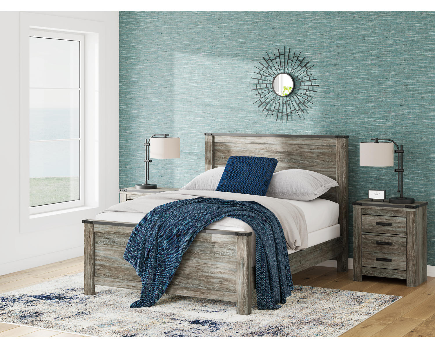 Frandern Queen Panel Bed