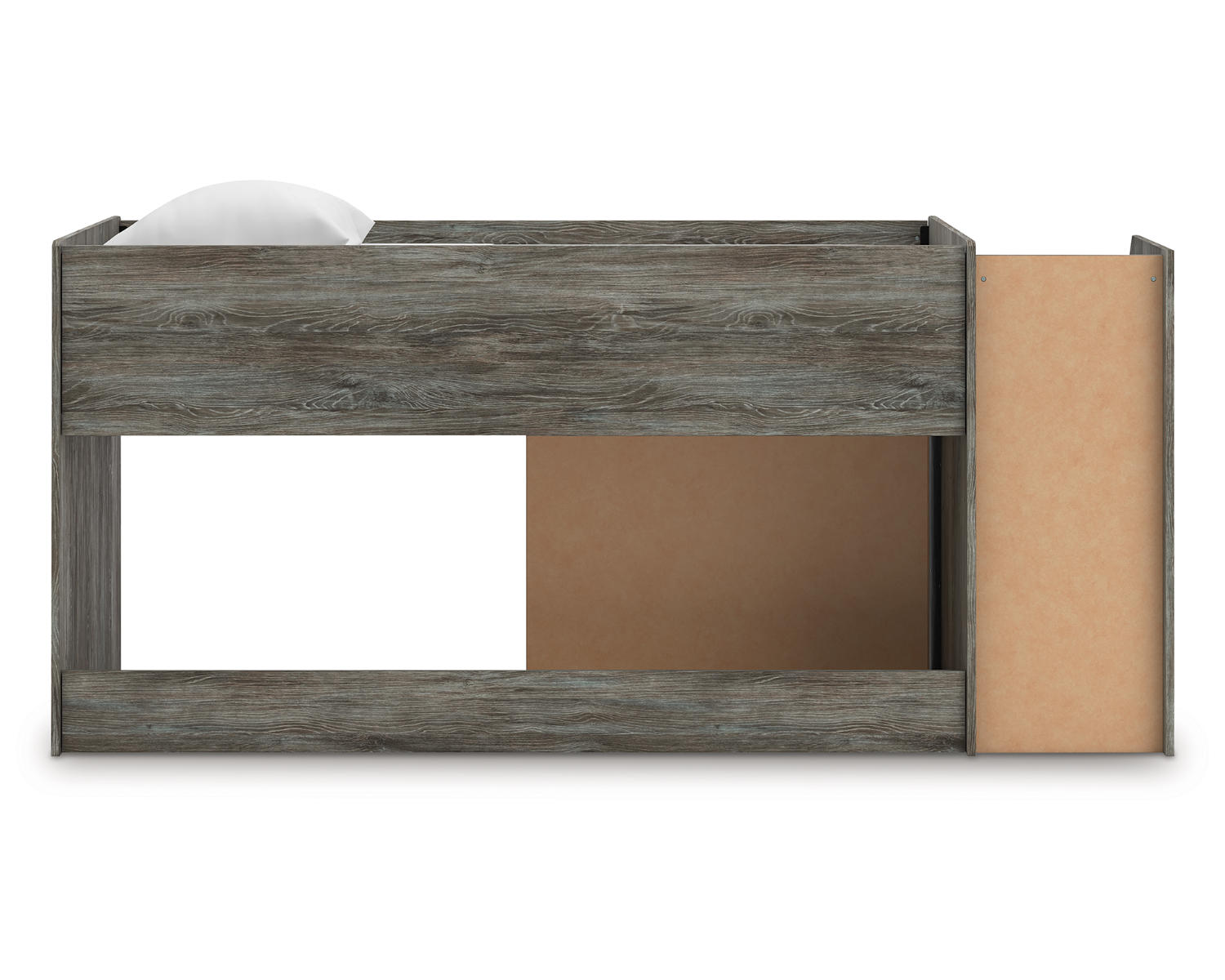 Frandern Twin Loft Bed with Drawer Storage