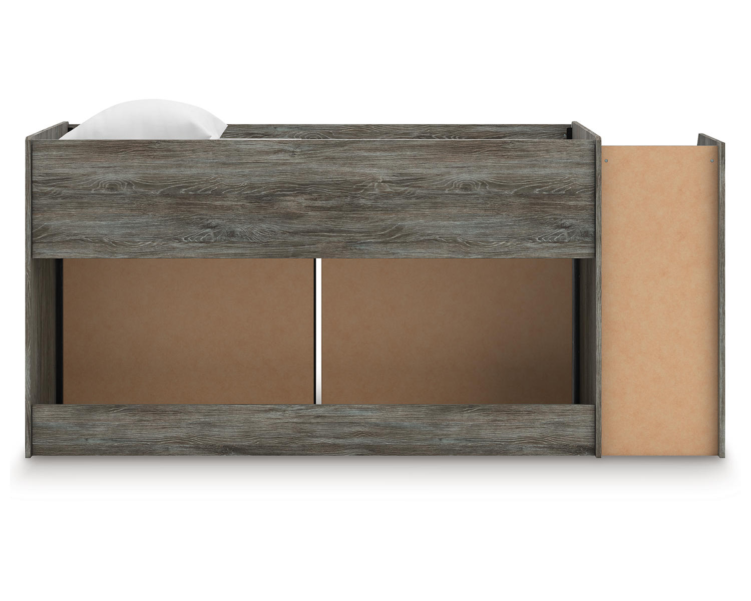 Frandern Twin Loft Bed with Drawer Storage