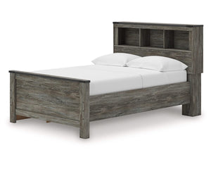 Frandern Full Bookcase Panel Bed with Storage