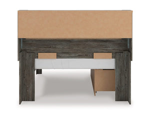 Frandern Full Bookcase Panel Bed with Storage