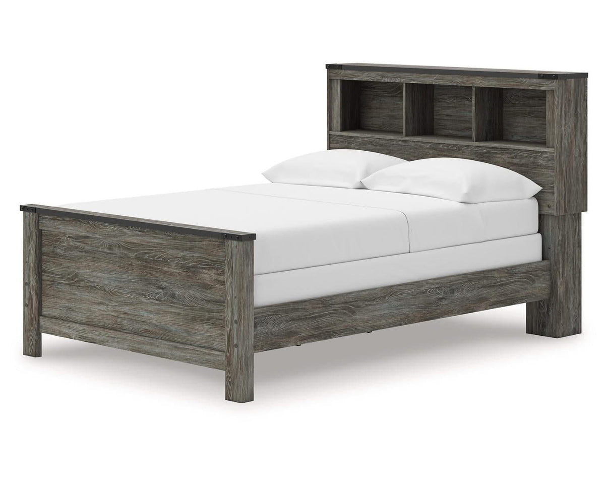 Frandern Full Bookcase Panel Bed
