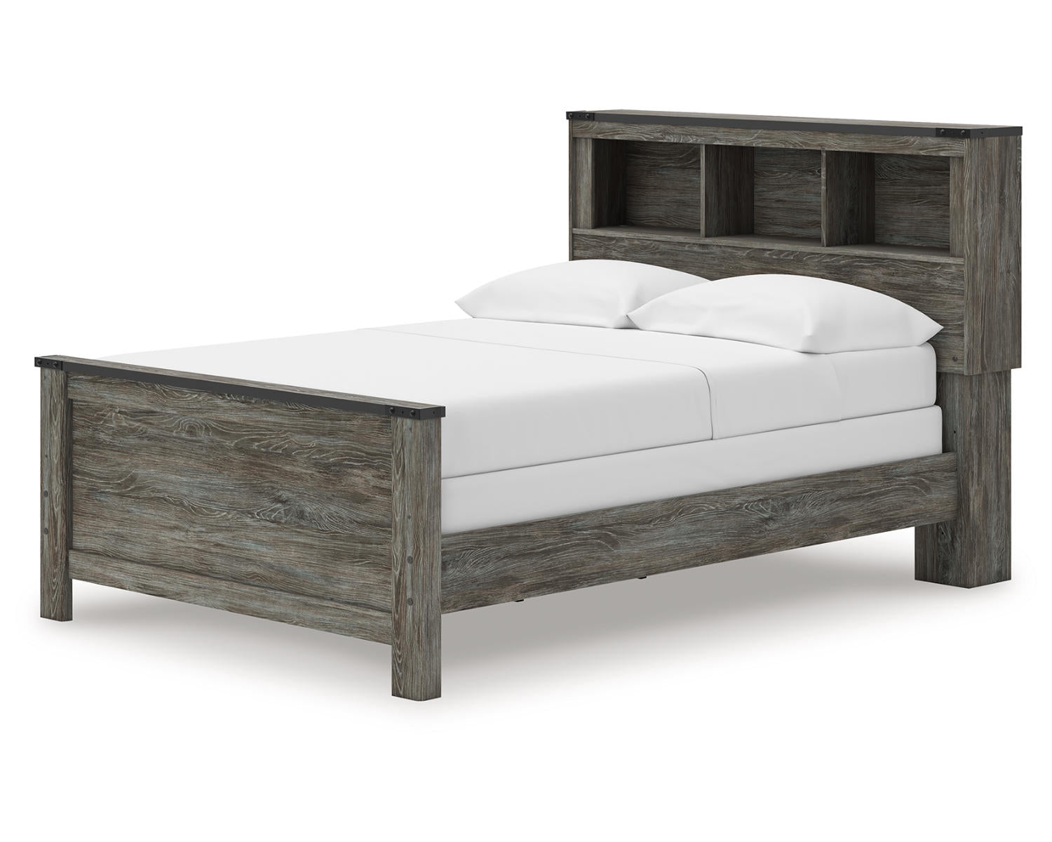Frandern Full Bookcase Panel Bed