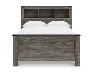 Frandern Full Bookcase Panel Bed