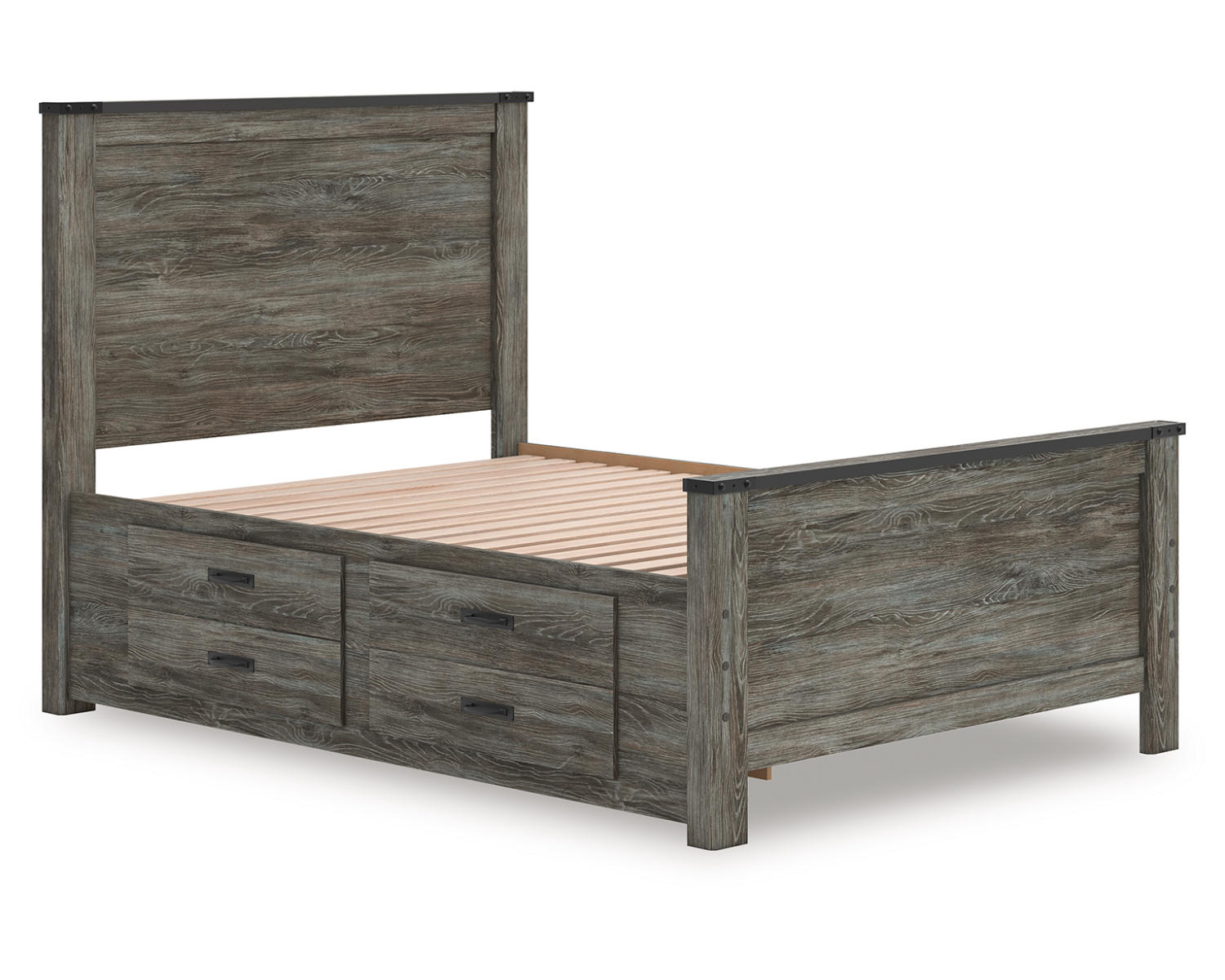 Frandern Full Panel Bed with Storage