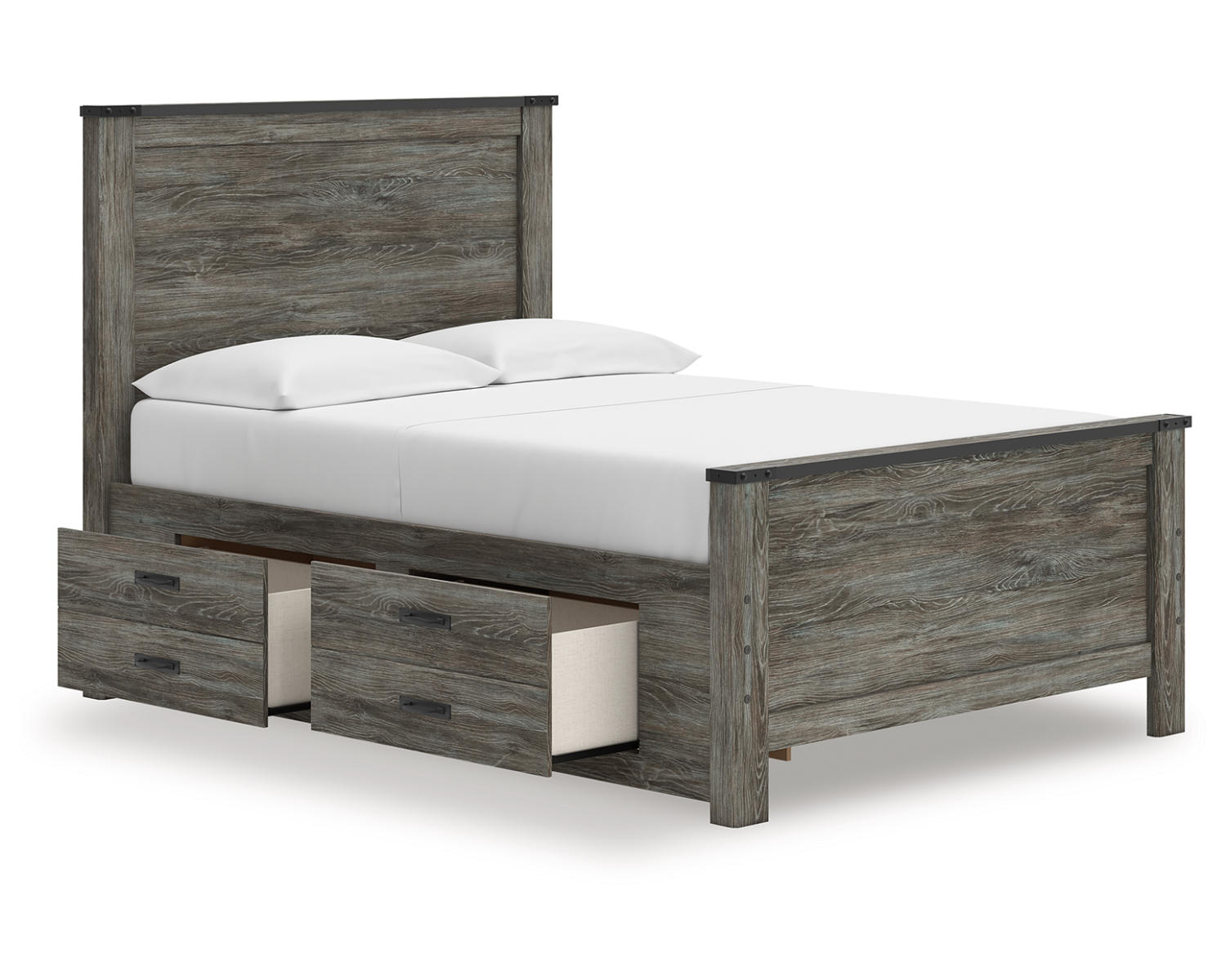 Frandern Full Panel Bed with Storage