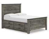 Frandern Full Panel Bed with Storage