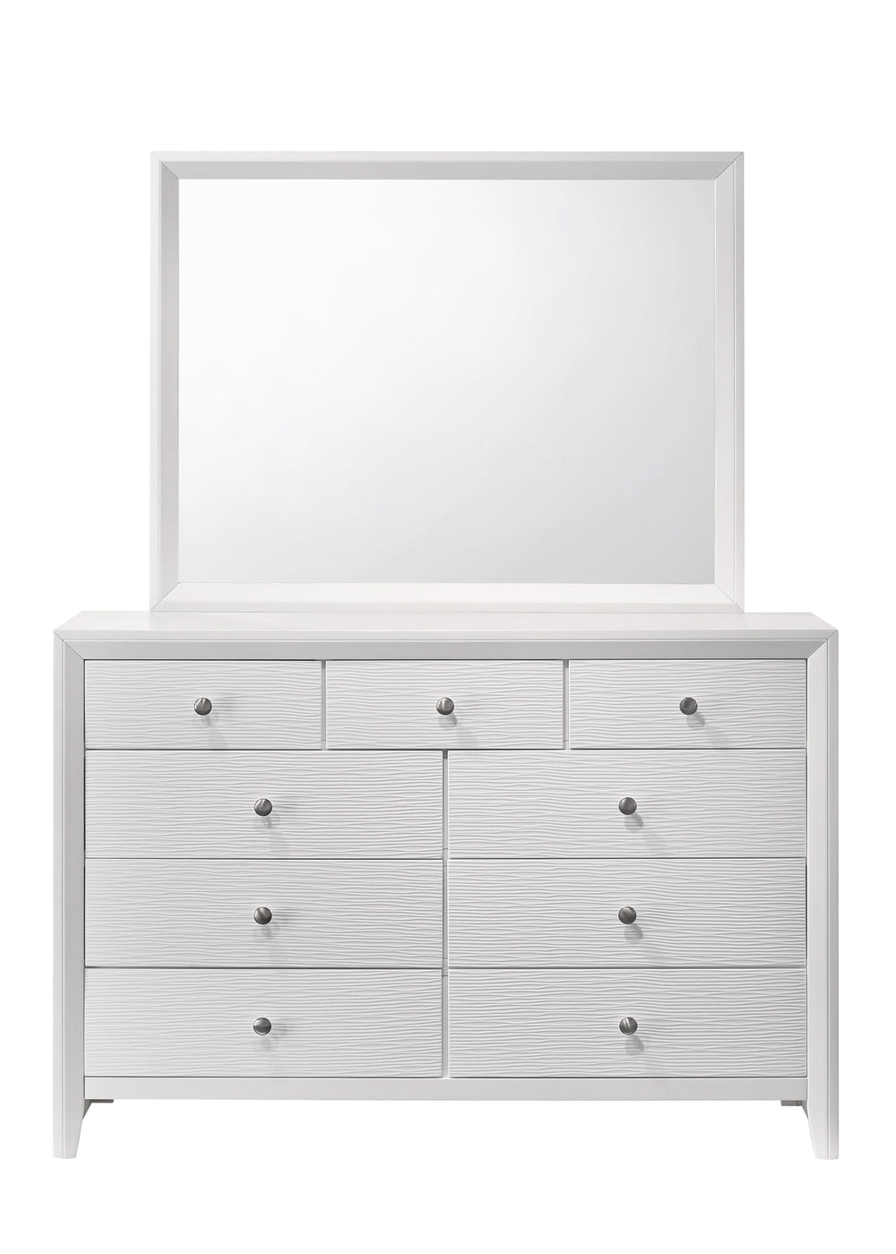 SETB4710 GRUPO DE DORMITORIO KING EVAN WHITE