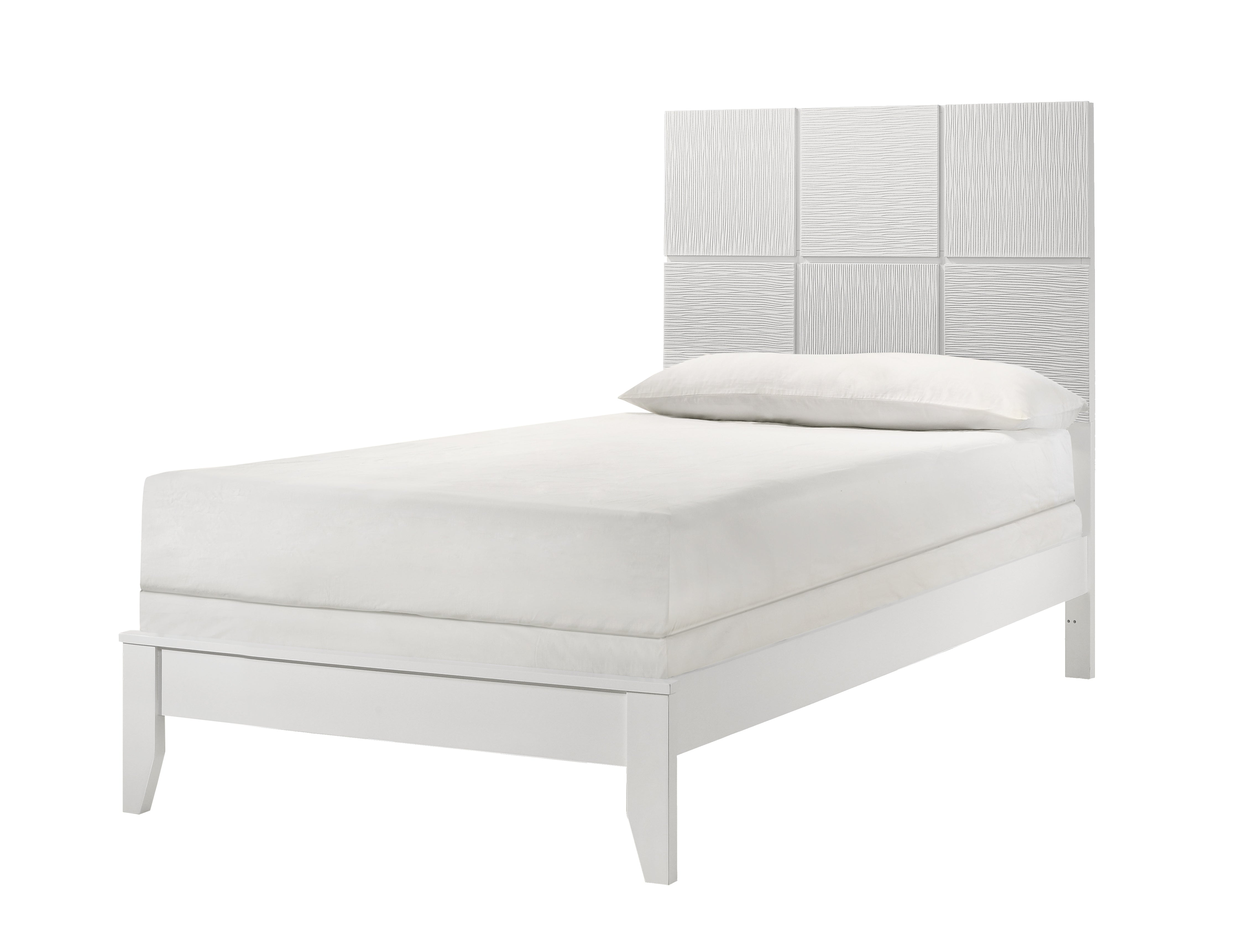 SETB4712 DENKER-EVAN WHITE FULL BEDROOM GROUP