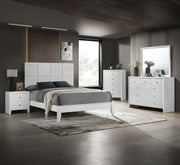 DENKER QUEEN HB/FB WHITE