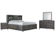 Caitbrook King Storage Bed, Dresser, Mirror and Nightstand
