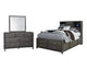 Caitbrook Full Storage Bed with Mirrored Dresser