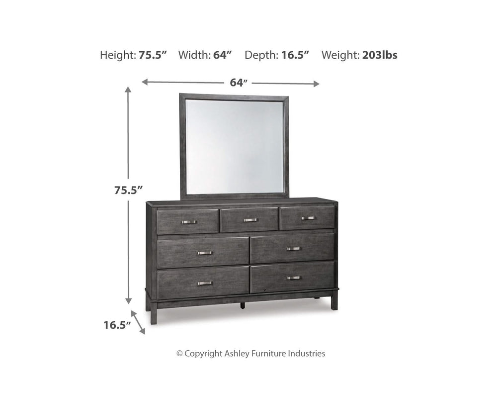 Caitbrook Dresser and Mirror