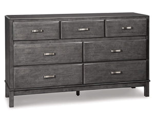 Caitbrook Queen Storage Bed, Dresser and Chest