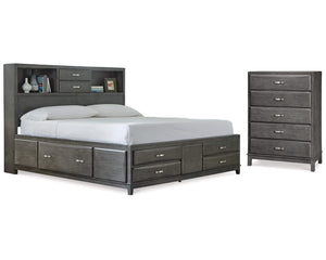 Caitbrook Queen Storage Bed and Chest
