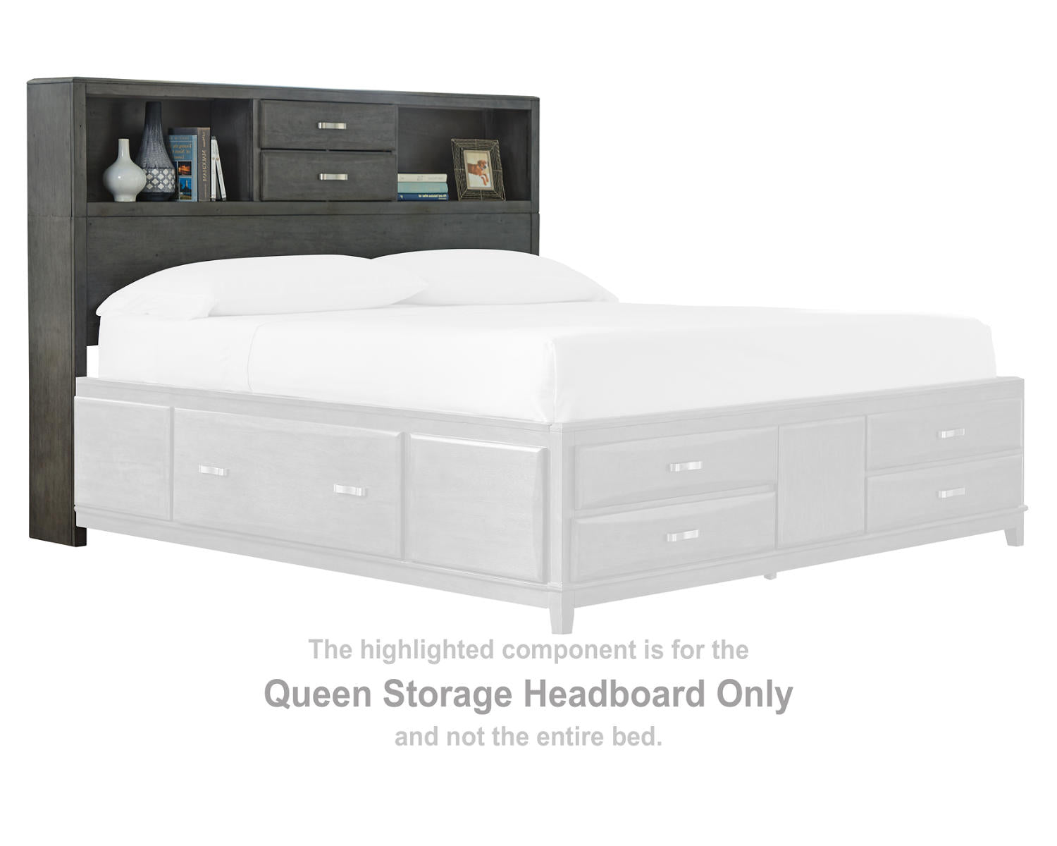Caitbrook Queen Storage Headboard
