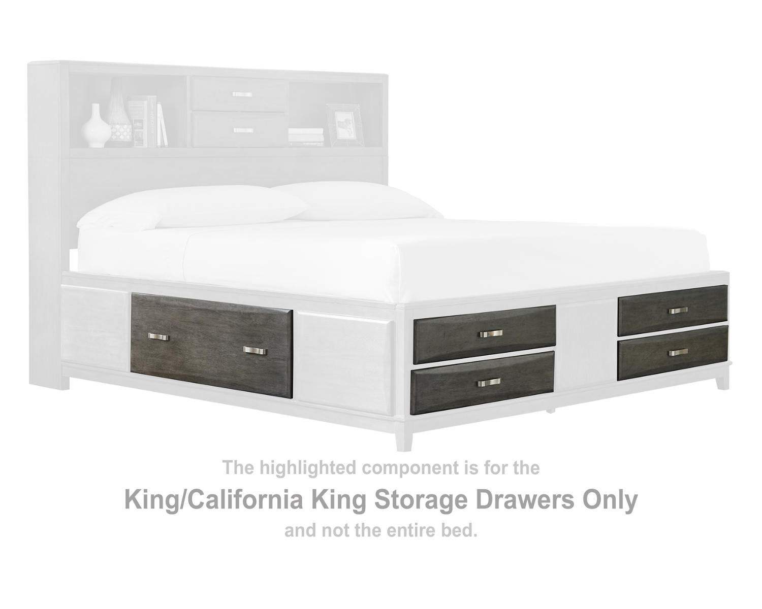 Caitbrook King/California King Storage Drawers