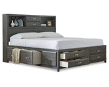 Caitbrook King Storage Bed, Dresser, Mirror and Nightstand