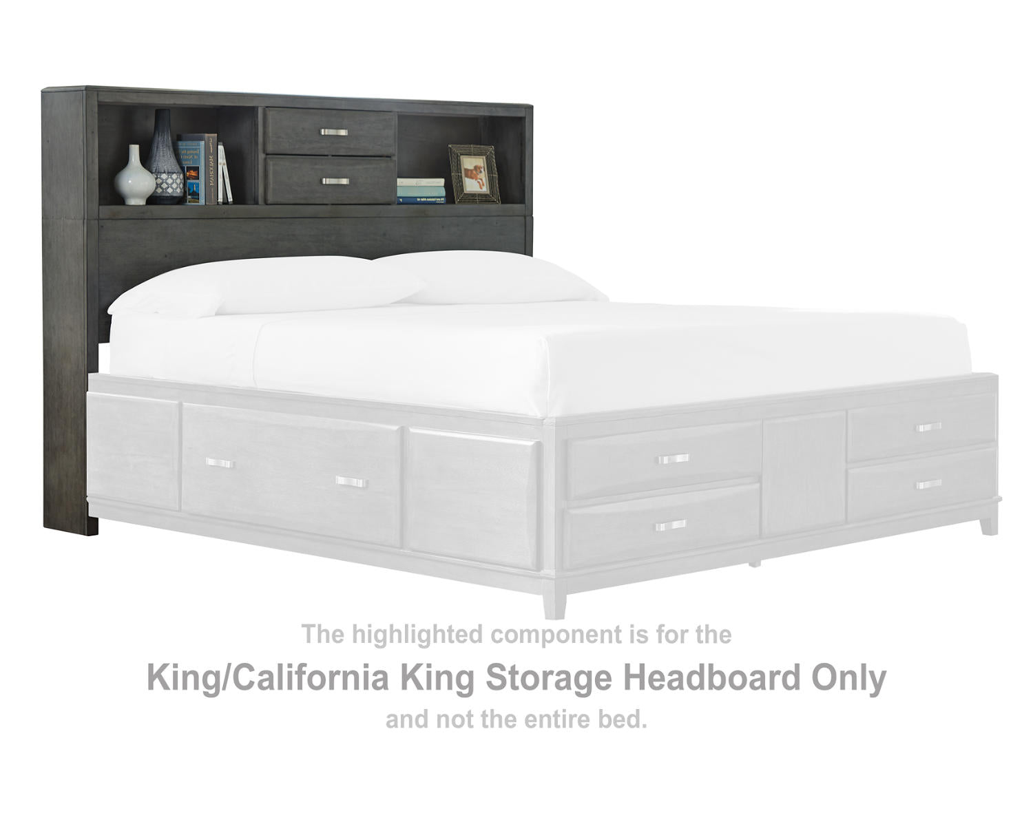 Caitbrook King/California King Storage Headboard