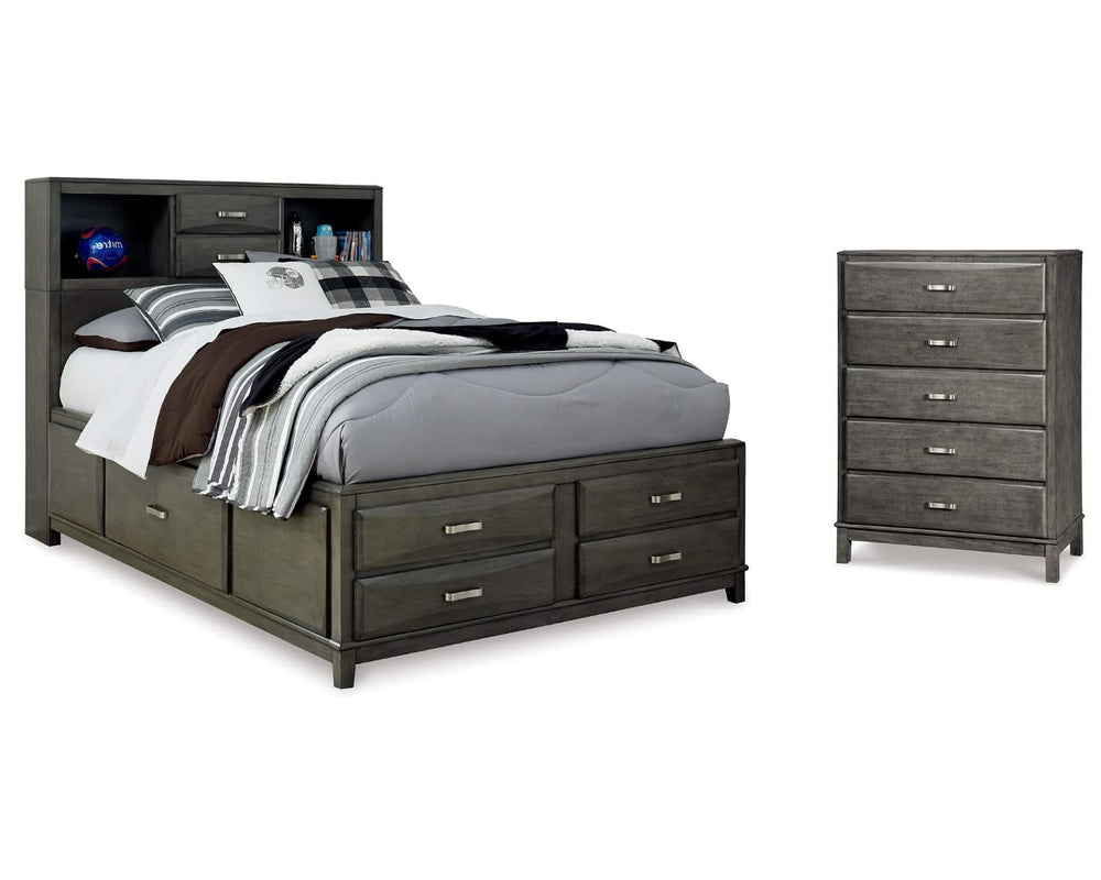 Caitbrook Full Storage Bed and Chest