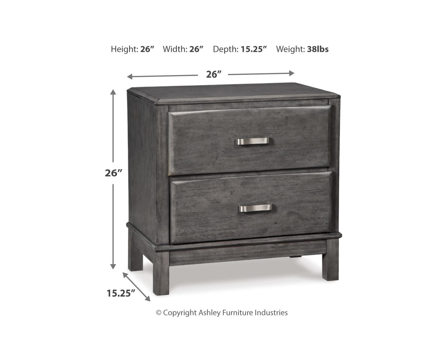 Caitbrook King Storage Bed, Dresser, Mirror and Nightstand