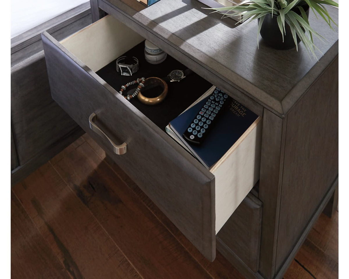 Caitbrook Queen Storage Bed, Dresser and 2 Nightstands