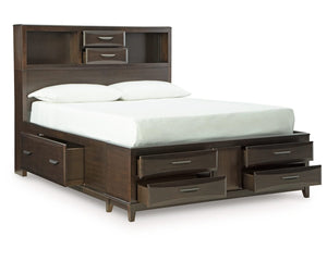 Cama Queen Vanmore con espacio de almacenamiento