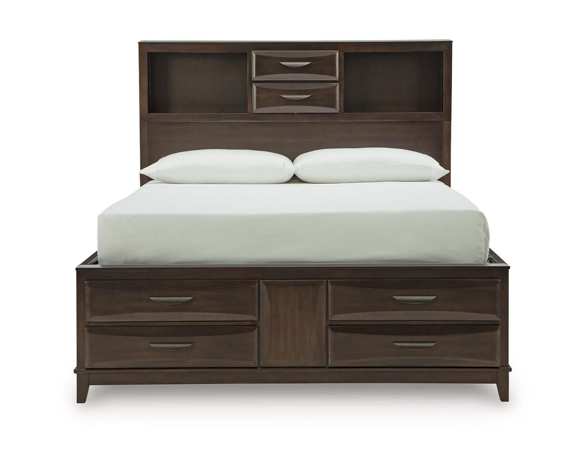 Cama Queen Vanmore con espacio de almacenamiento