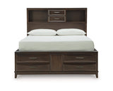 Cama Queen Vanmore con espacio de almacenamiento