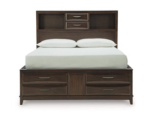 Cama Queen Vanmore con espacio de almacenamiento