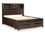 Cama Queen Vanmore con espacio de almacenamiento