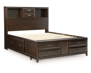 Cama Queen Vanmore con espacio de almacenamiento