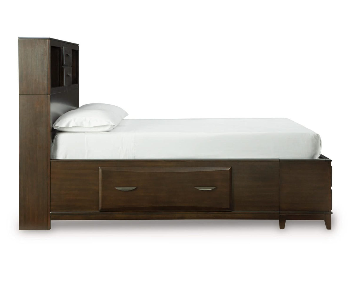 Cama Queen Vanmore con espacio de almacenamiento