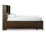 Cama Queen Vanmore con espacio de almacenamiento