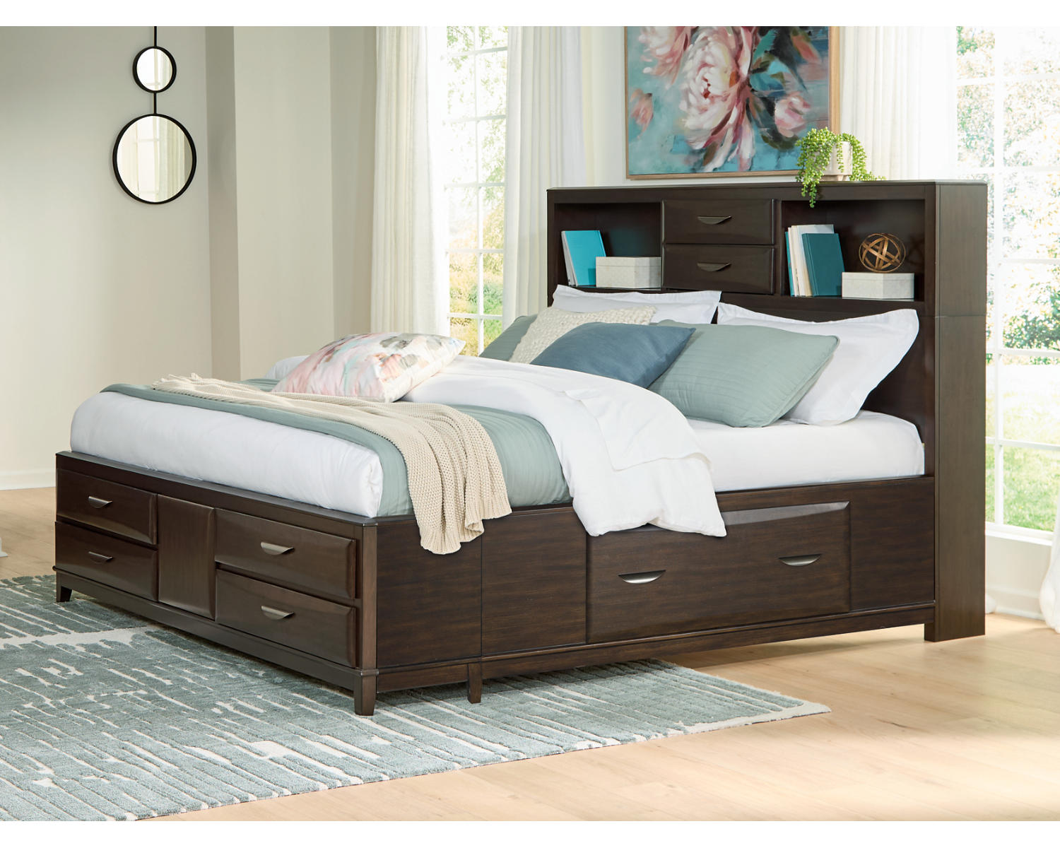 Vanmore California King Storage Bed