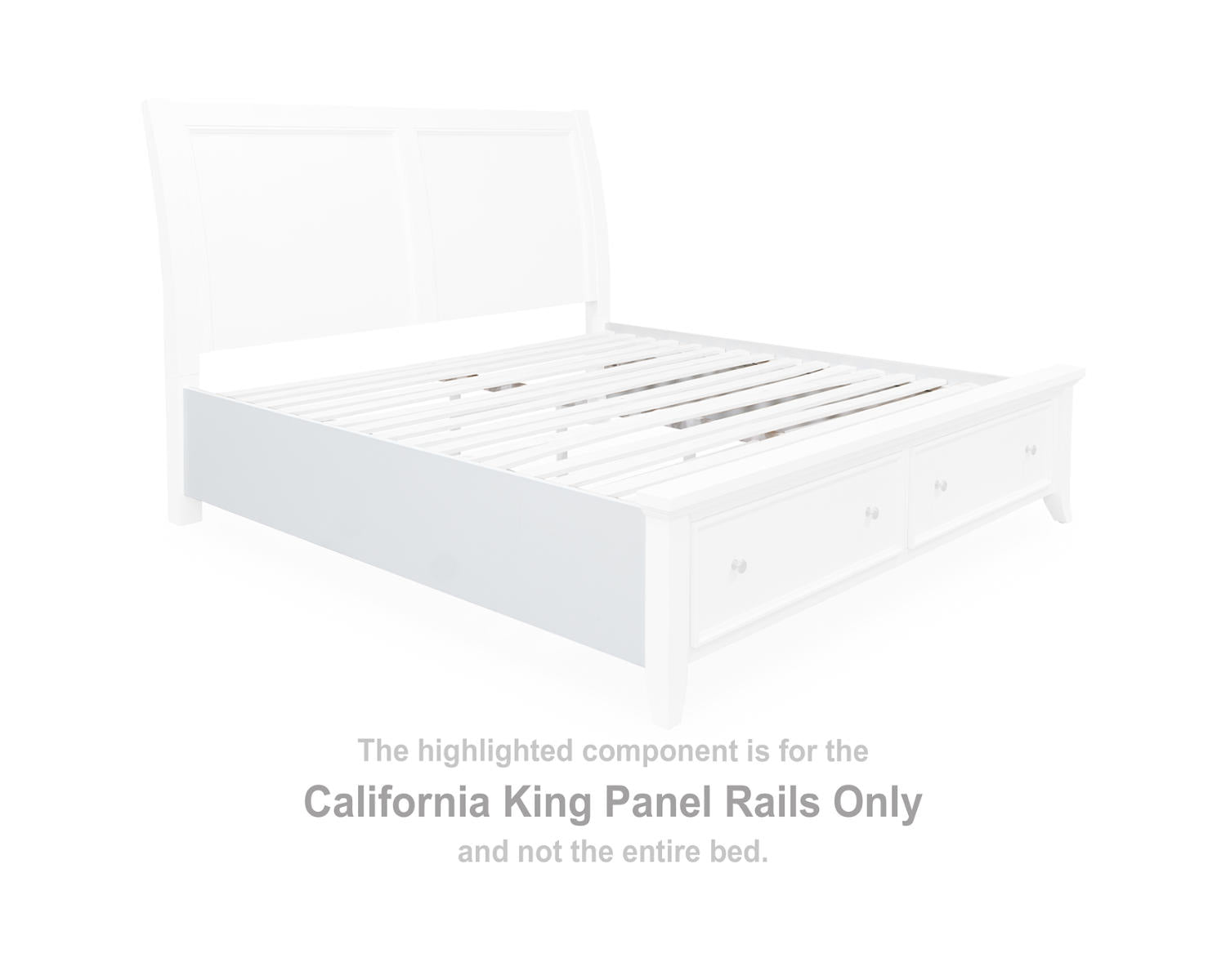 Trulani California King Panel Rails