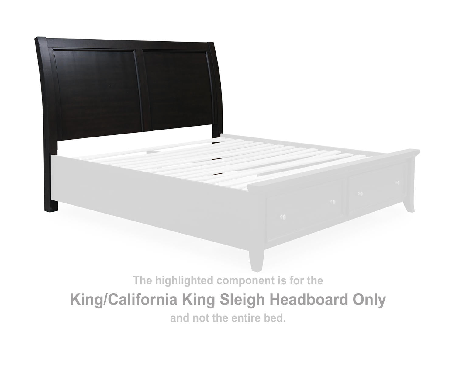 Bambori King/California King Sleigh Headboard