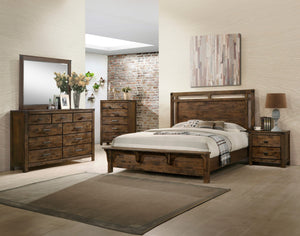 SETB4810 GRUPO DE CAMA CON PANEL CURTIS QUEEN