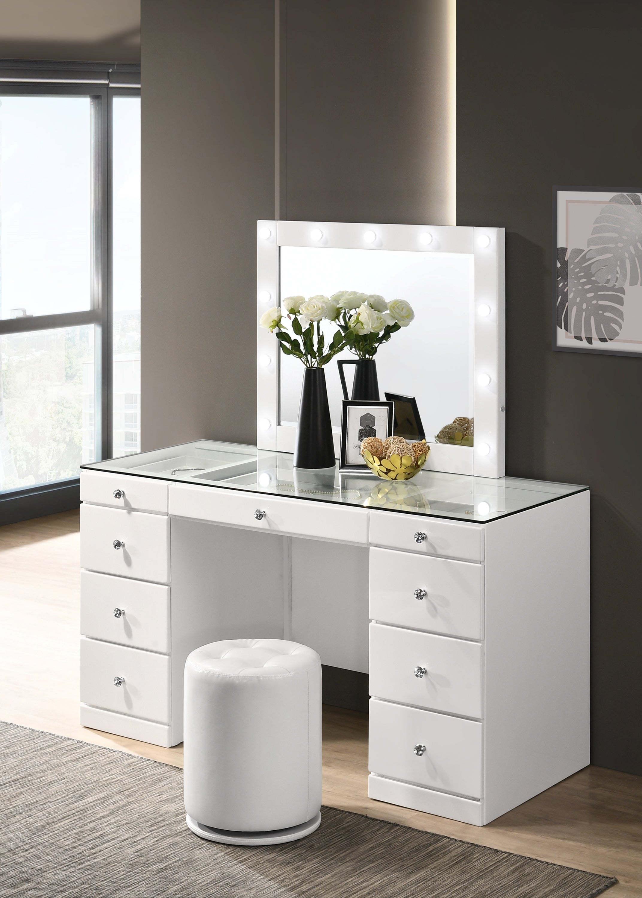B4850WHSET AVERY WHITE VANITY