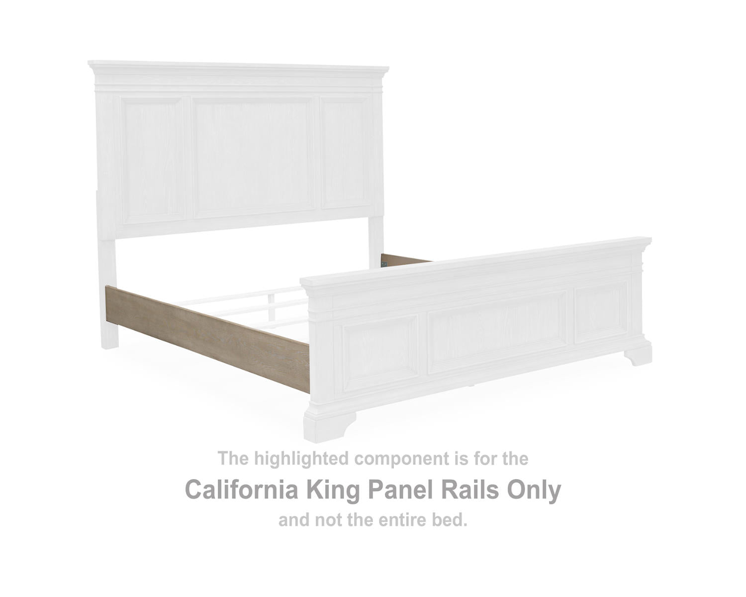 Vallardia California King Panel Rails
