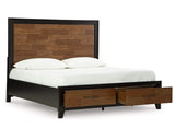 Kraeburn King Panel Storage Bed