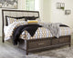 Cama King Brueban con dos cajones de almacenamiento
