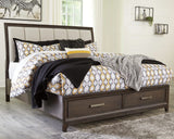 Cama Queen Brueban con dos cajones de almacenamiento